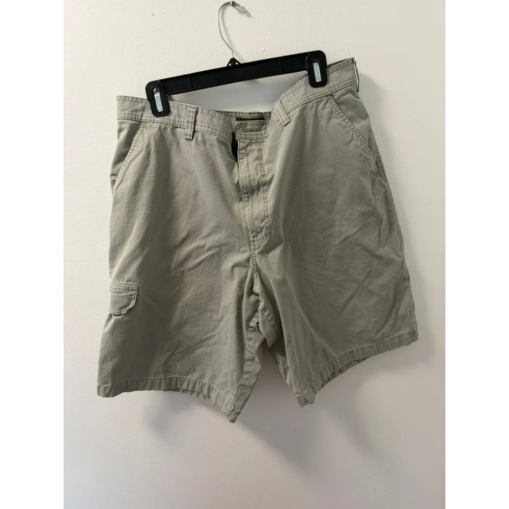 Eddie Bauer Gorpcore Mens Ripstop Cargo Shorts Cotton Size 38 Outdoor Casual